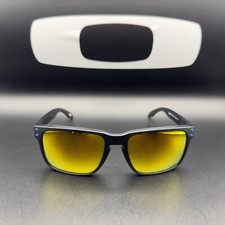 Oakley NFL Panthers Holbrook Matte Black 24k Prizm Lenses
