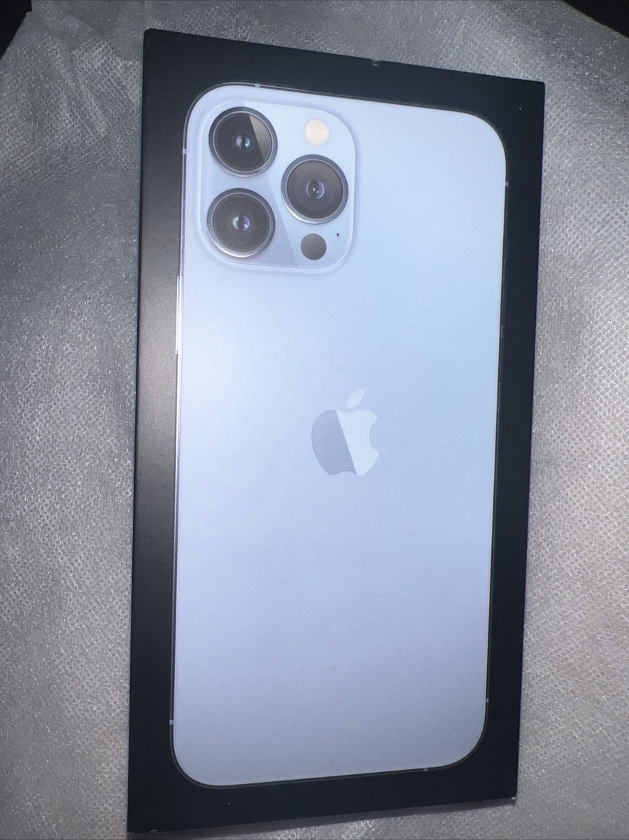 BOX ONLY Apple iPhone 13 Pro Sierra Blue | eBay