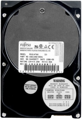 Hard Drive Fujitsu M1614TAU 1GB 4500RPM PATA ATA IDE 64KB Cache 3.5'' Inch