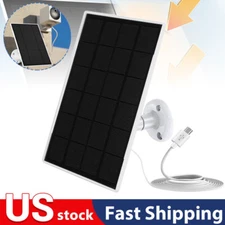 3W Solar Cell Charger 6V Micro USB Charging Monocrystalline Solar Panels