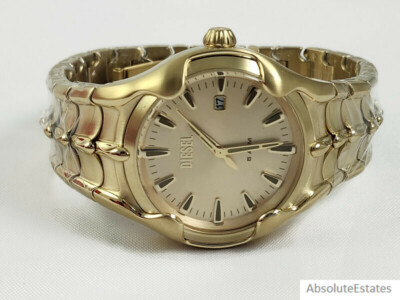 NEW Diesel Vert Metamorph Collection Gold Stainless Mens Watch