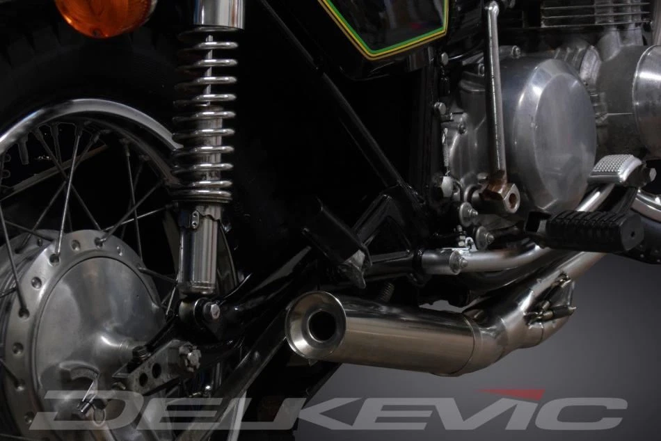 Delkevic Complete 4-1 Stainless Exhaust - Kawasaki KZ650 B C CSR SR 1976-1983 - Image 3 of 4