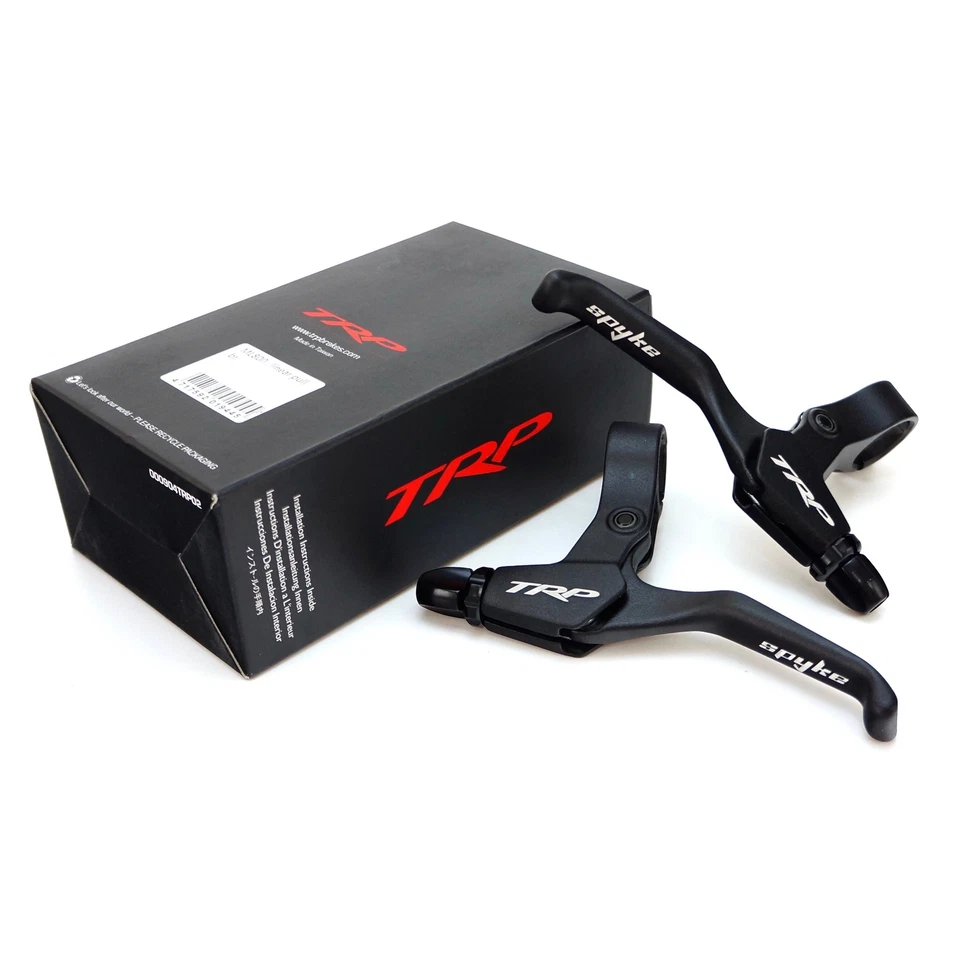 Juego de palancas de freno Spyke TRP ML800 MTB - ajuste de tracción larga para MTB XC DH negro - par Foto 4 de 4