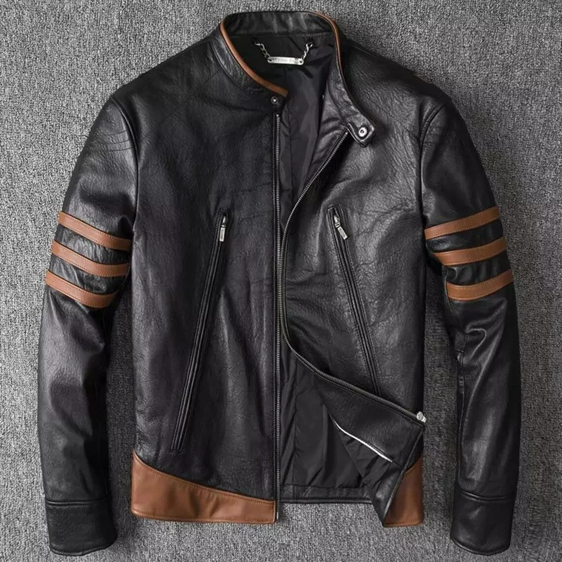 Premium Leather Jacket For Men Soft Leather Biker Jacket For Men's