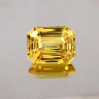 AAA Natural Flawless Ceylon Yellow Sapphire Loose Radiant Cut Gemstone 12x9 MM
