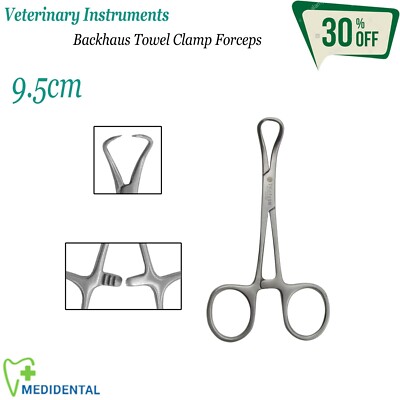 Chirurgisch Instrumente Hemostatisch Backhaus Handtuch Klammer Mini Zange 9.5cm
