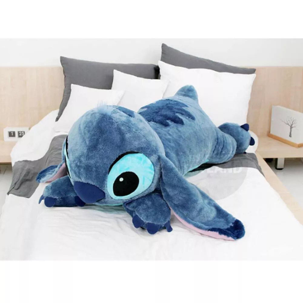 Disney Lying Stitch Giant 47.2 Plush Doll Stuffed Character Body Pillow  Cushion