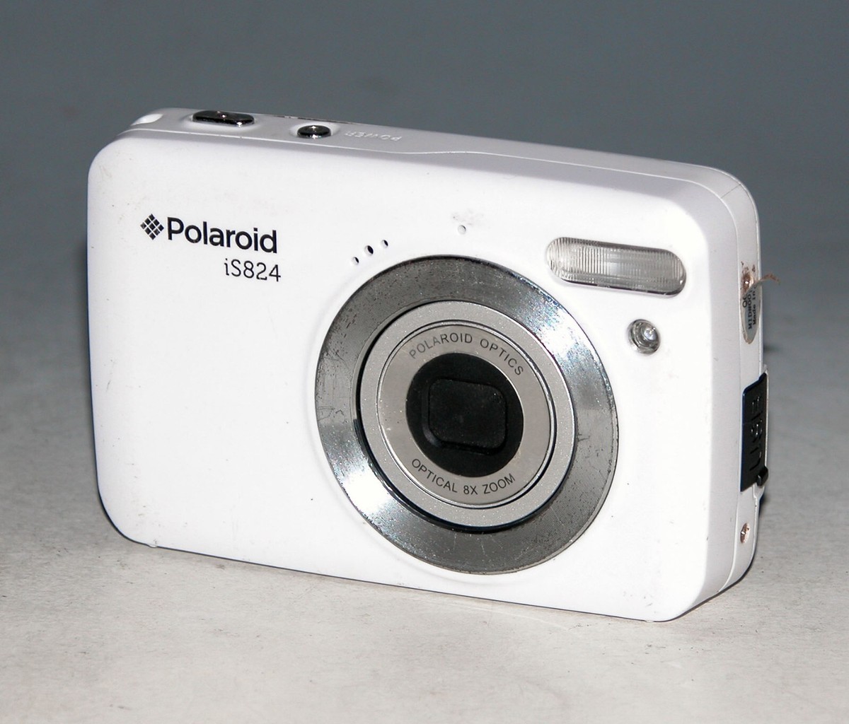 Polaroid iS824 Digital Camera (White) - Two Buttons Not