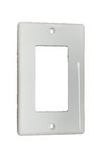 25 PACK Receptacle Wall Plate 1-Gang Standard Size Decorator Covers Home-RV