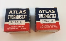 2 NOS Vintage ATLAS Thermostats in Boxes T370-XHT Gas Oil Car Parts Props