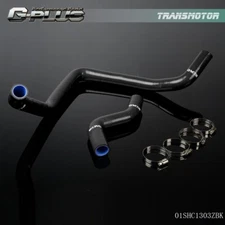 Black Silicone Radiator Hose + Clamps Kit Fit For 2001-2004 Ford Mustang 3.8L V6