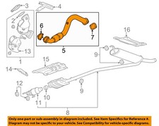 GM OEM 13-18 Encore,Trax Exhaust System Exhaust Components-Front Pipe 95437532