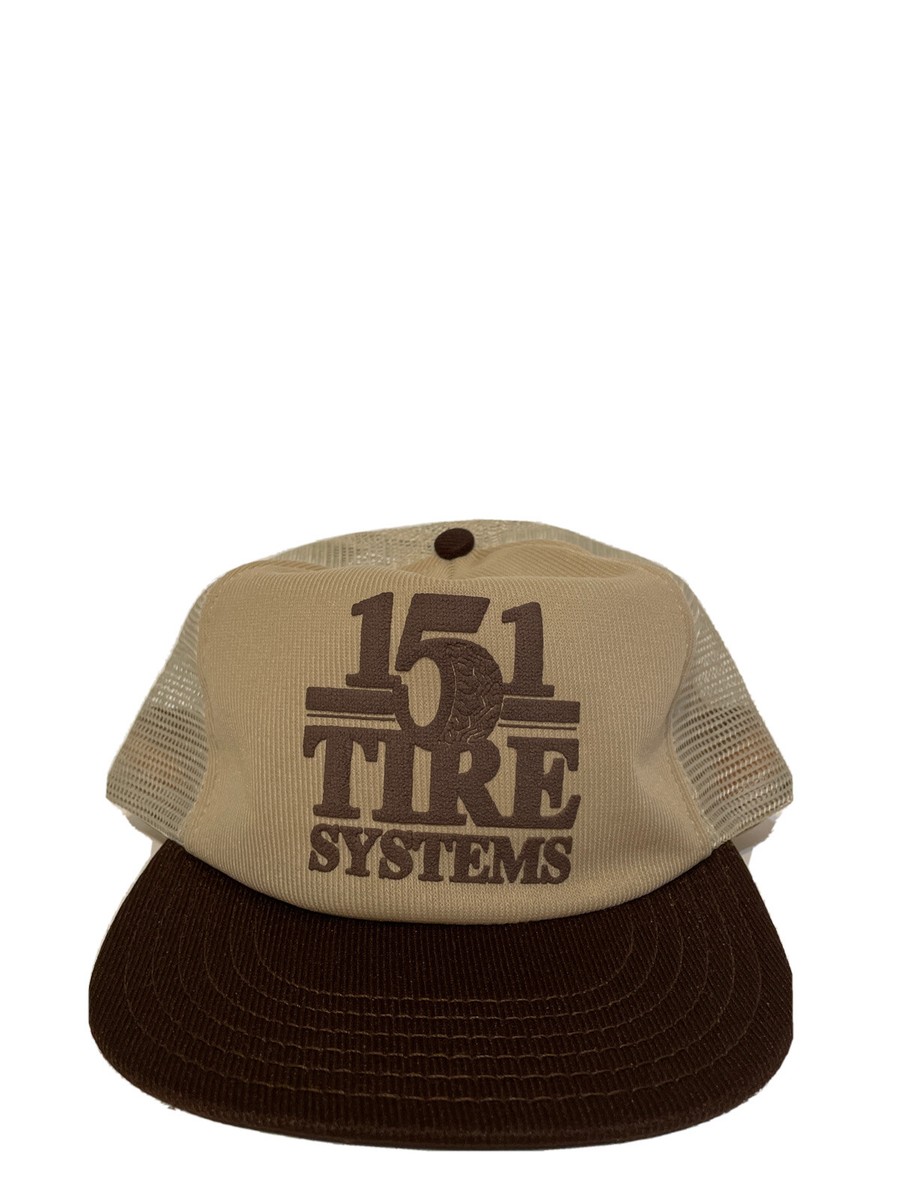 Vintage 80’s Puff Print 151 TIRE SYSTEMS Snapback Trucker Hat