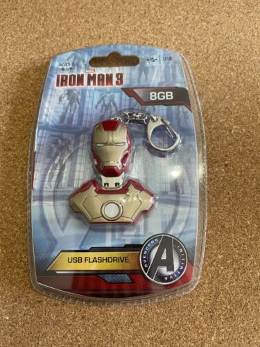 Marvel Iron Man 3 USB Flashdrie 8GB Avengers Initirtive 2013 - Picture 1 of 2