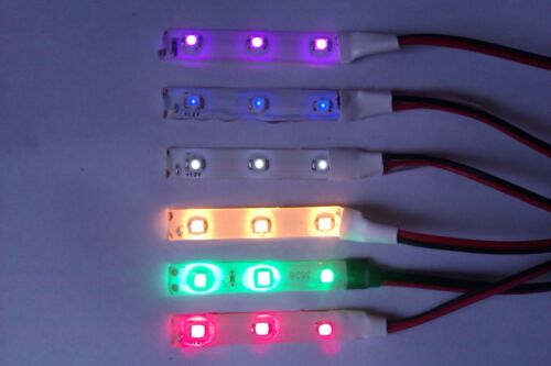 slot car scalextric track led strip lighting 6 sizes 5 colours 9v or 12v  - 第 1/8 張圖片