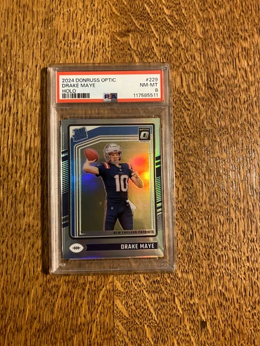 2024 Panini Donruss Optic - Rated Rookie Drake Maye #229 Holo Prizm (RC)