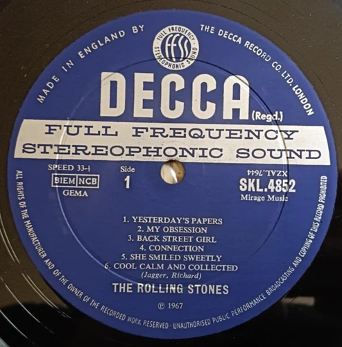 Rolling Stones LP Between The Buttons UK Decca Stereo 1st Press BEAUTIFUL AUDIO