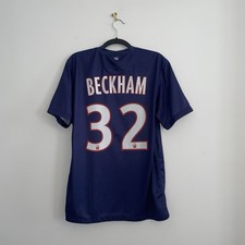Maillot de Football Shirt Jersey BECKHAM PSG 2012 2013 Nameset Maglia Milan Ac q