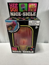 Nee Doh Nice-Sicle Popsicle Orange  Pink Multicolor Squishy Sensory Toy