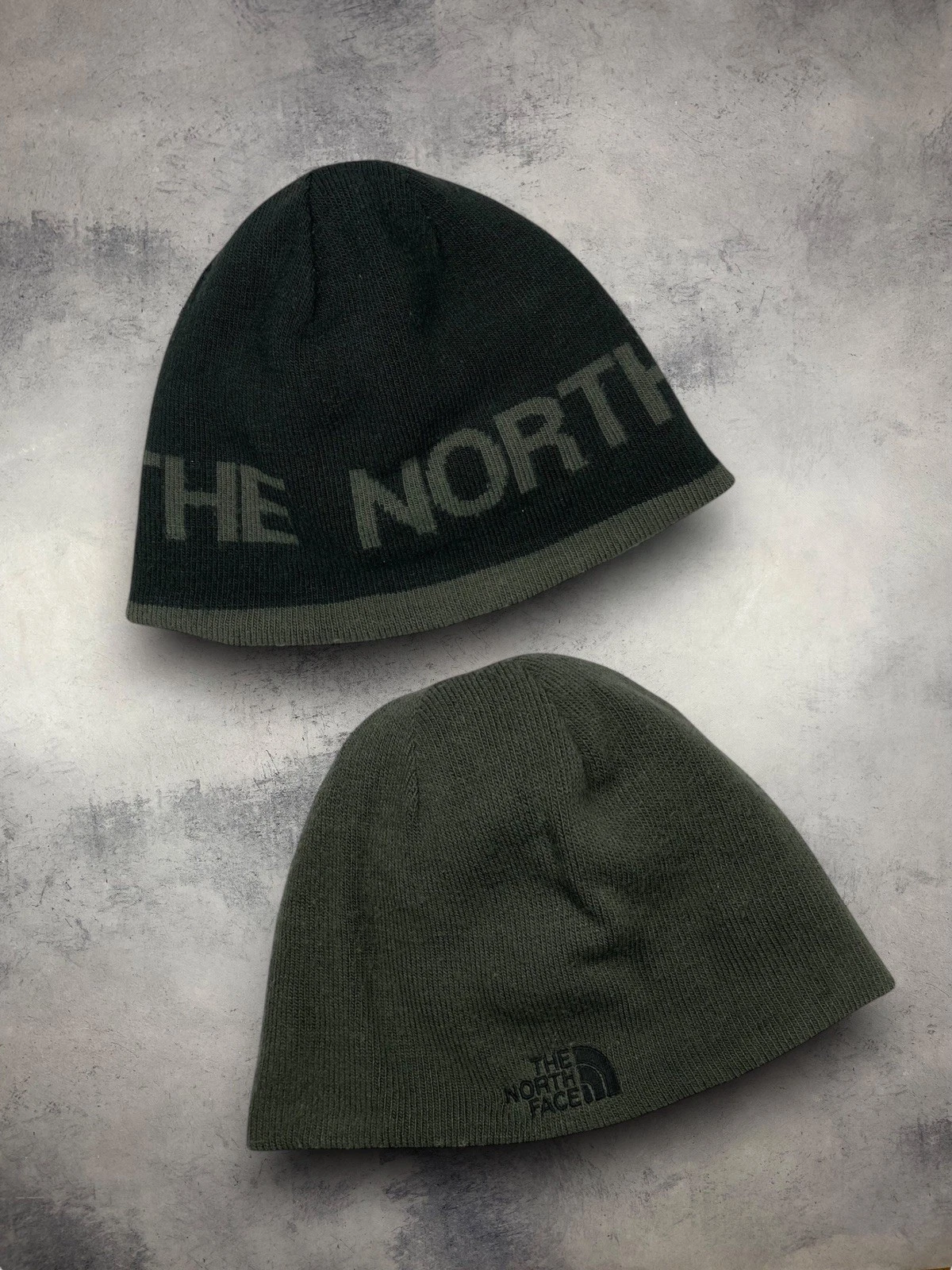 Vintage The North Face Blend Knit Reversible Winter Beanie Hat Gorpcore Men’s