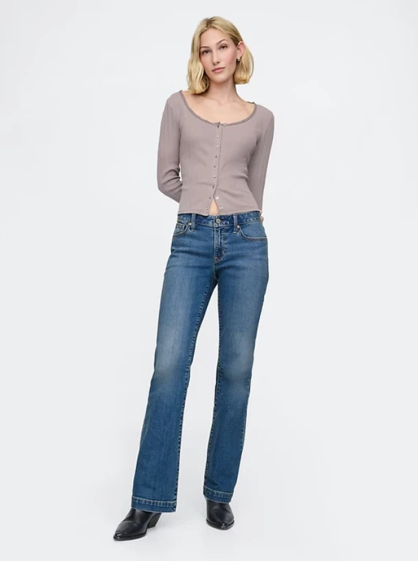 Gap #780827 - Low Rise Long & Lean Jeans - Sale OFF - FREE SHIPPING - Image 4 of 4