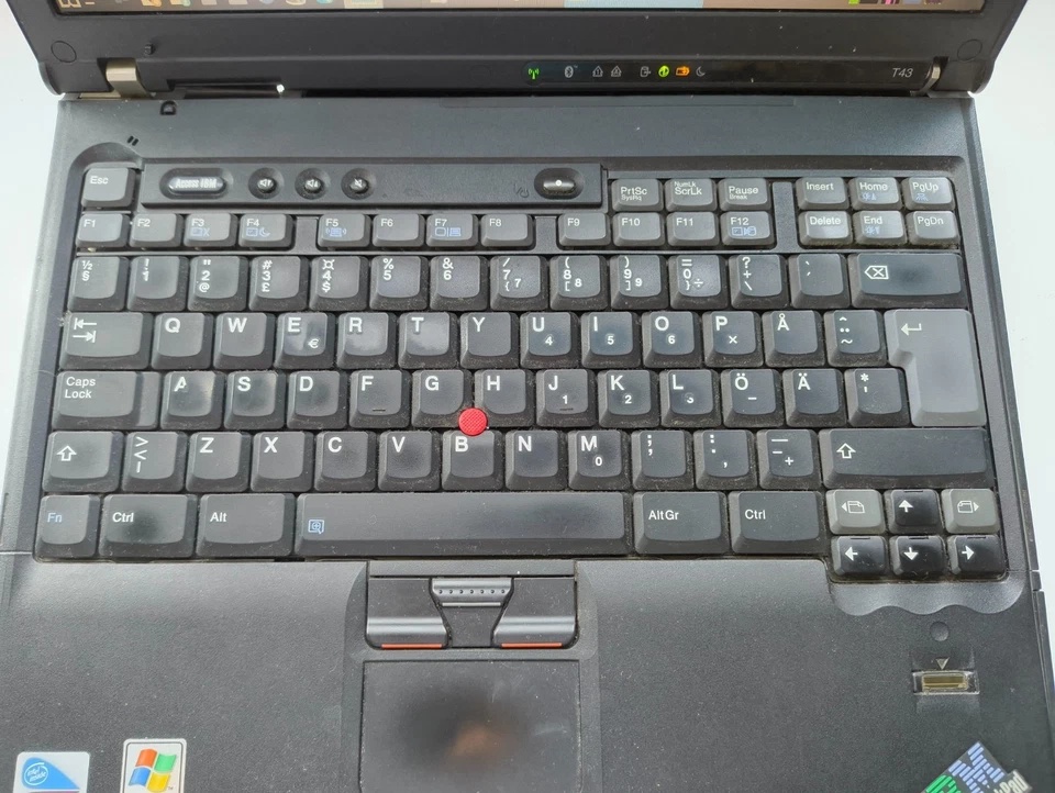 IBM Thinkpad T43 1871-F1G 13 Zoll Intel Pentium M 512MB - Bild 2 von 4