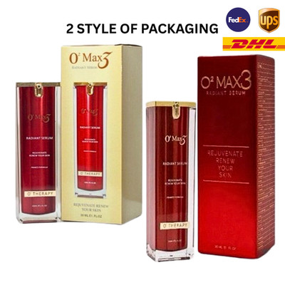 2Pcs Oxygen Therapy Radiant Serum O2Max3 Rejuvenation Brightening Anti Aging