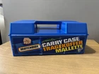 Matchbox Carry Case, Lesney Products, 1981, 2x Black Car Trays, Holds 24 Cars