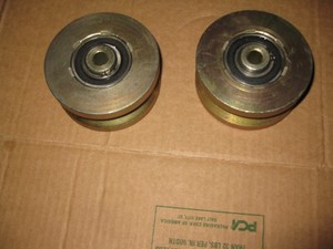 V Groove Wheel All Steel 4" (Refurbished)Includes New Nut, Bolt, & Washers