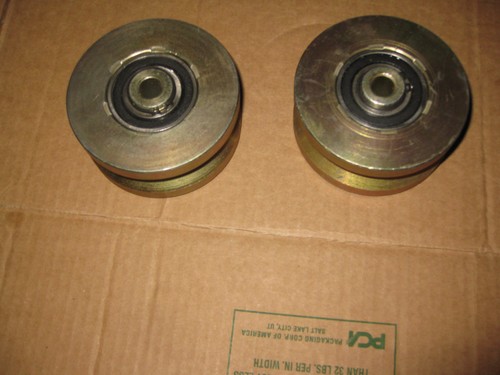 V Groove Wheel All Steel 4" (Refurbished)Includes New Nut, Bolt, & Washers