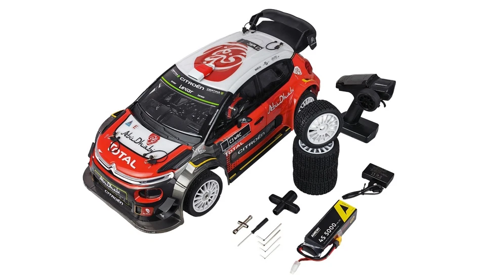 HYPER GO CITROEN C3 WRC RALLYE BRUSHLESS 4WD 1:7 RTR inc. LIPO AMEWI 21126 - Bild 4 von 4