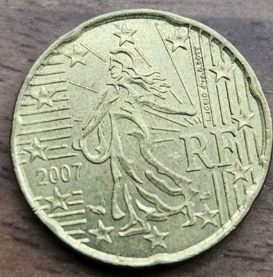 FRANCE - 20 Cts Euro Coin 2007 
