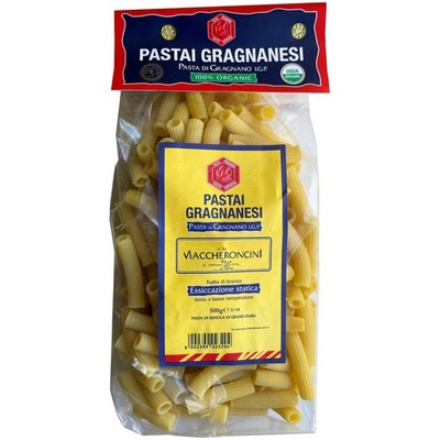 Maccheroncini Italian Pasta di Gragnano Organic IGP   17.6 oz (500g)
