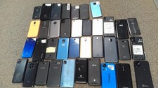 Lot of 37 Non-Working Mixed Brand Smartphones With Missing Battery