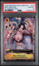 2026 ONE PIECE OP14-EB04-THE AZURE SEA'S SEVEN ALTERNATE ART BOA HANCOCK PSA 10