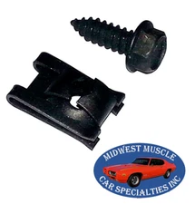 NOSR GM GTO Radiator Shroud Body Fender Wheel Well Brackets 1/4-14 Bolts U Nuts