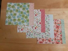 Stampin Up PAINTED SEASONS 12 sheets 6 x 6 Designer Series Paper