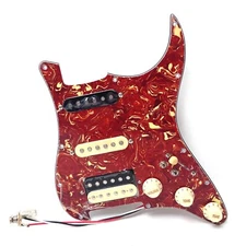 Prewired Loaded Pickguard with SSH Alnico 5 Pickups for Fender Strat Guitar