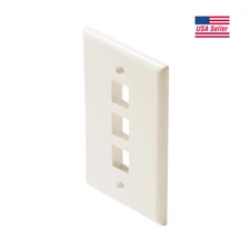 Steren 3-Cav Light Almond Keystone Plate