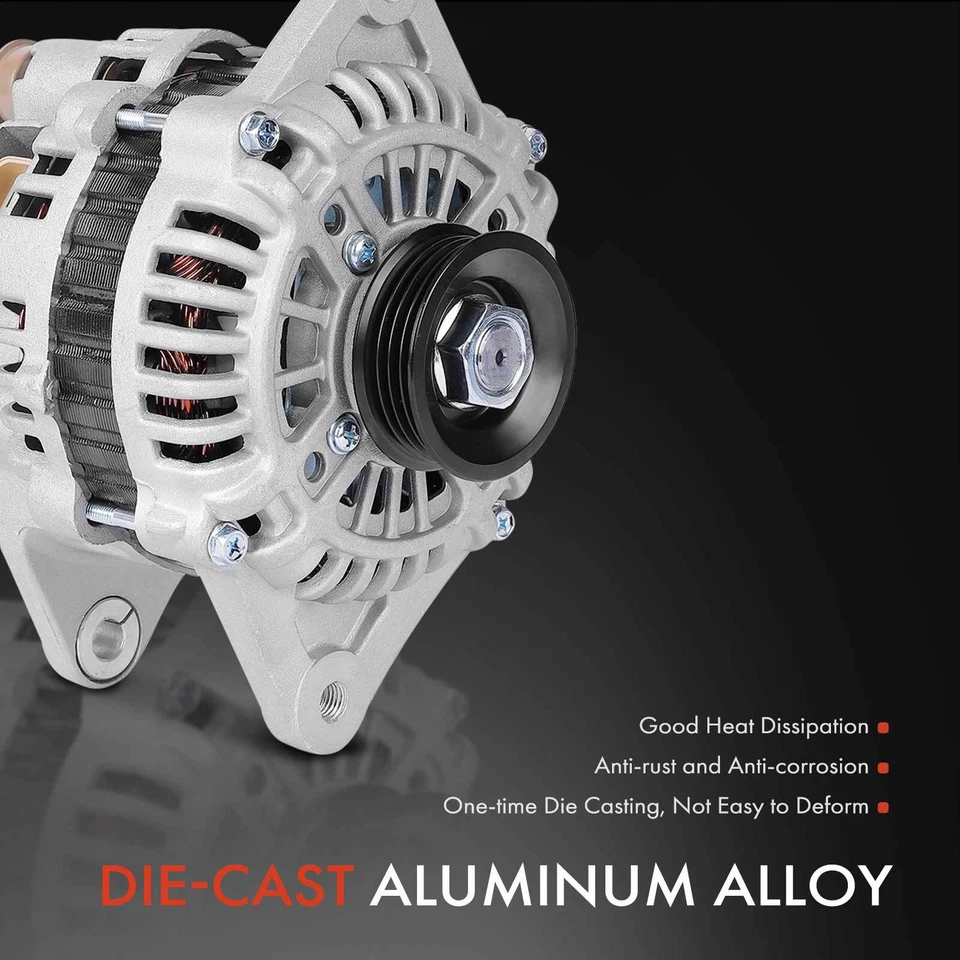 Alternador para Ford Probe 1993-1997 Mazda 626 MX6 80A 12V CW polea de 4 ranuras Foto 4 de 4