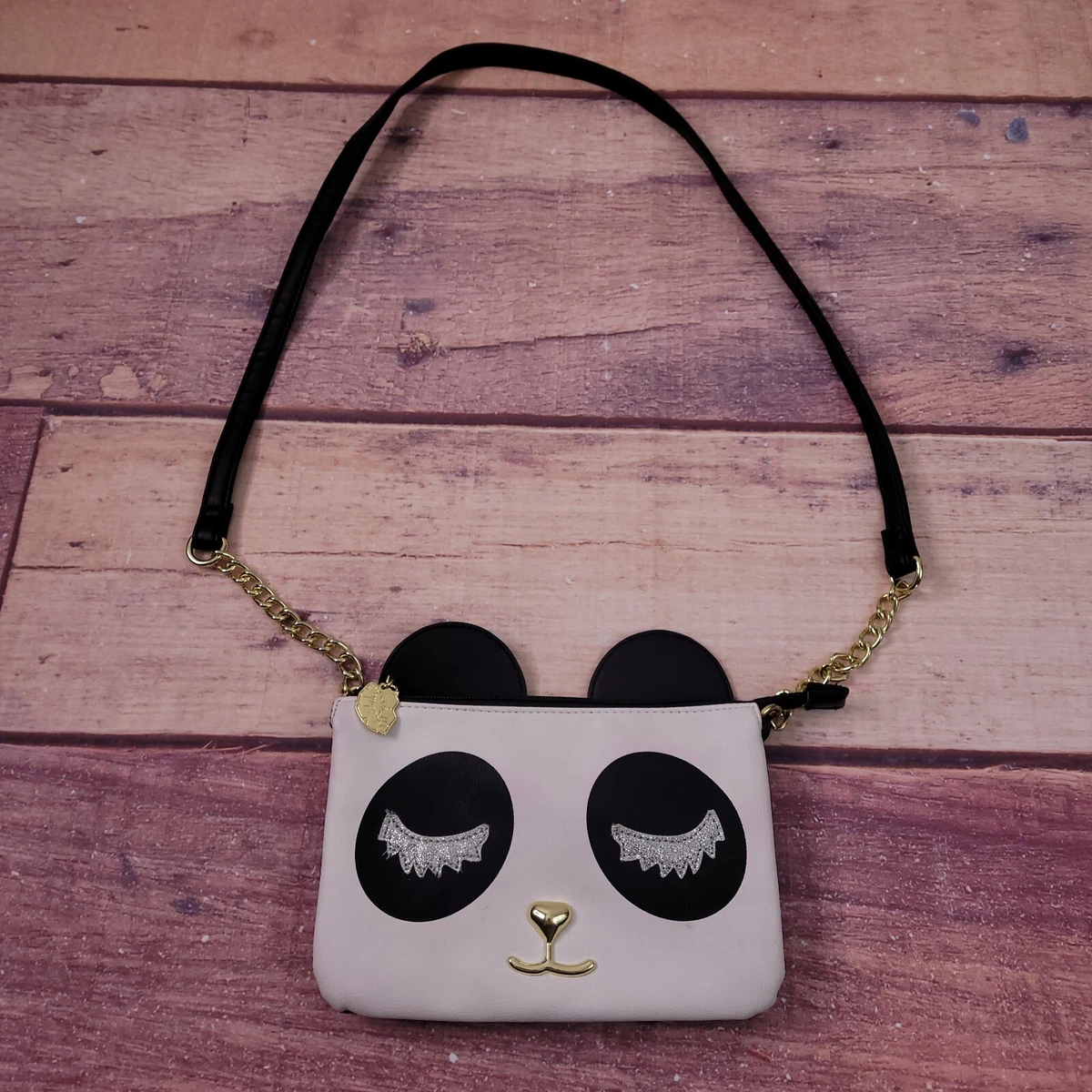 Betsey johnson panda crossbody sale