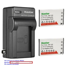Kastar Battery Wall Charger for Casio NP-20 BC-11L & Casio Exilim EX-Z65 EX-Z75