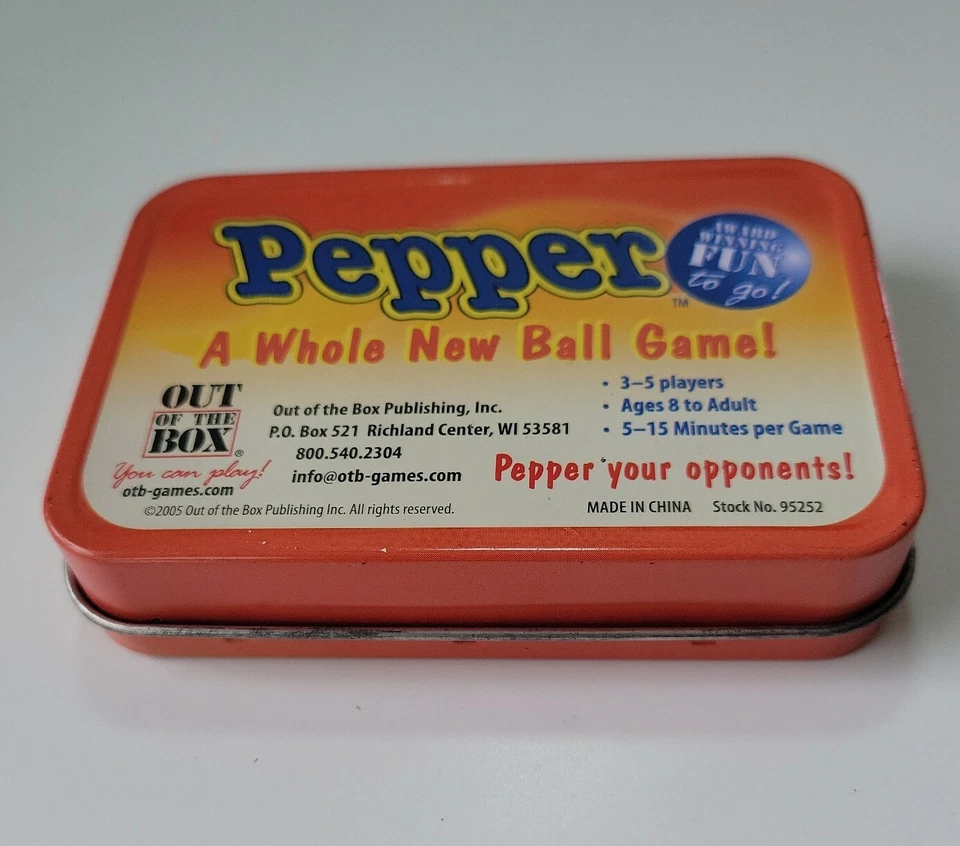 Pepper Card Game Tin- Family Games - Out Of The Box - similar to UNO - Image 2 of 4