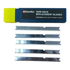 StewMac Guitar Shop  TAPE DECK REPLACEMENT BLADES 5-PACKS