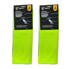 TrexNYC Microfiber Cleaning Cloth Set: Lint & Streak-Free Microfiber Towels, 2PK