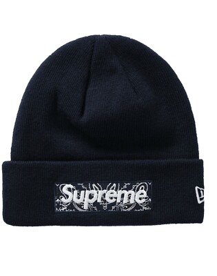 Supreme Bandana Box Logo Bogo Beanie Navy, 100% Authentic Supreme Bandana Box Logo Bogo Beanie Navy, 100% Authentic