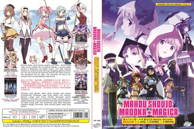 ANIME DVD~ENGLISH DUBBED~Mahou Shoujo Madoka Magika+Magia Record(1-37End+3Movie)
