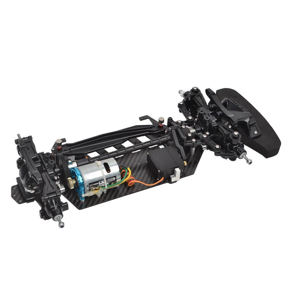 Carbon Fiber Unterdeck Chassis Kit Für Tamiya TT-02 TT-02S TT-02D Set - Bild 4 von 4