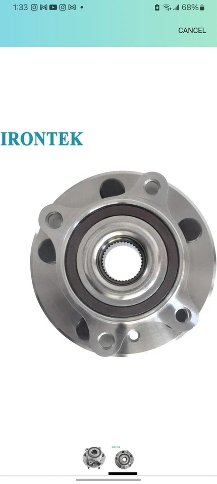 Conjunto de cojinete de rueda y buje Moog 513275 Foto 2 de 2