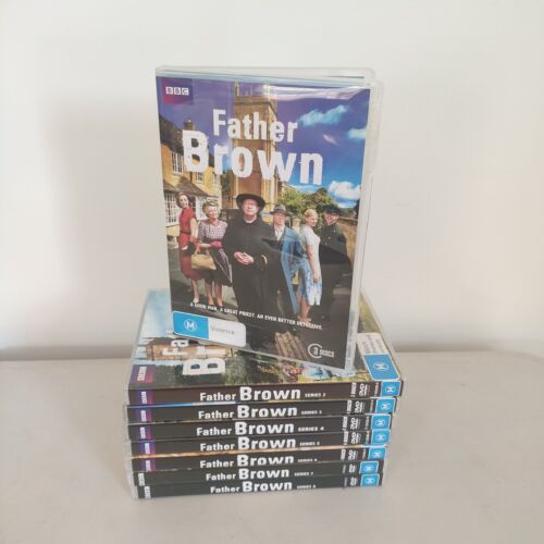 Father Brown Series 1-8 DVD Complete 1 2 3 4 5 6 7 8 BBC M Region 4 PAL 26 discs - Picture 1 of 24